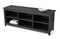 TV Stand with Adjustable Shelves for TVs up to 70" in Black Finish